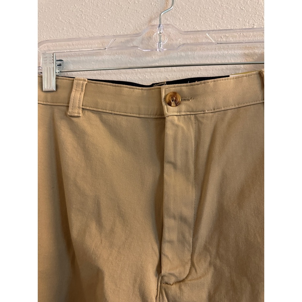 Club Room Chino Shorts Mens 44 4-Way Stretch Tan Khaki 7 Inseam 100095517MN - Picture 2 of 7